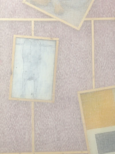 Detail: Henrik Potter, 
Physical comedy /
Pratfall / too sad to tell you / 
Figure (in triplicate),
2018-2019